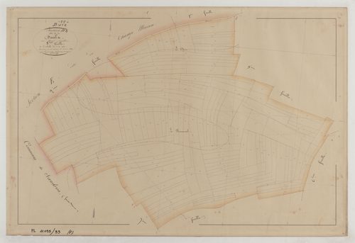 BURE - Section D de la Faulx feuille 08