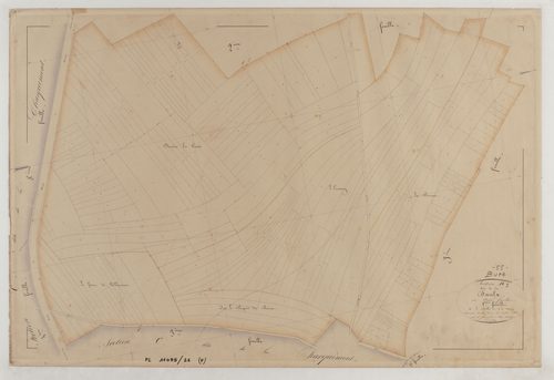 BURE - Section D de la Faulx feuille 01