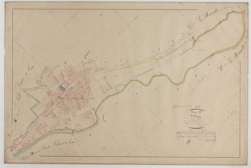 BUREY-EN-VAUX - Section A du Village feuille 07