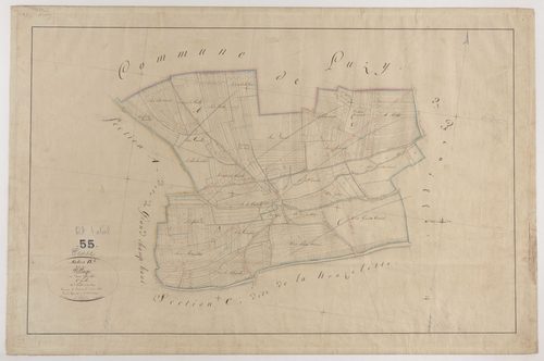CESSE - Section B - du Village - feuille 01