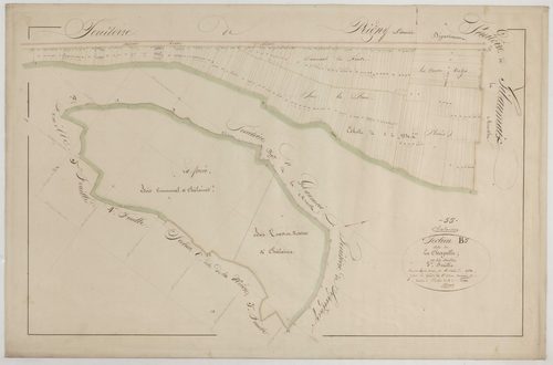 CHALAINES - Section B de la Chapelle feuille 05