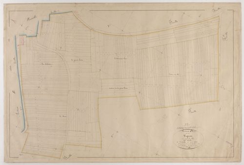 CHAMPNEUVILLE - Section D - des Vignes - feuille 11