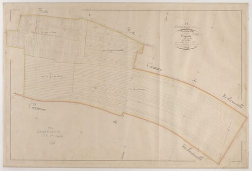 CHAMPNEUVILLE - Section D - des Vignes - feuille 05
