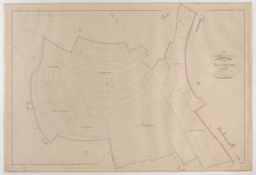 CHAMPNEUVILLE - Section C - des Bois d'Avemont - feuille 07