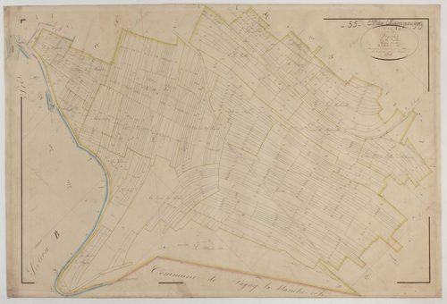 CHAMPOUGNY - Section A des Vignes feuille 06