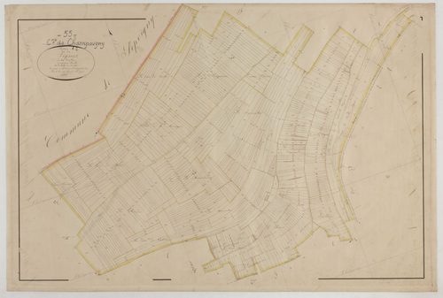 CHAMPOUGNY - Section A des Vignes feuille 02