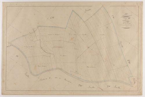 CHATTANCOURT - Section B - du Village - feuille 09