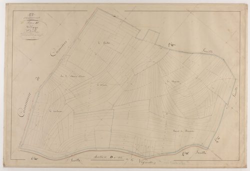 CHATTANCOURT - Section B - du Village - feuille 03