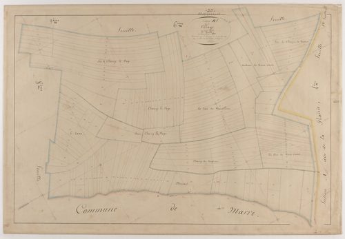 CHATTANCOURT - Section B - du Village - feuille 07