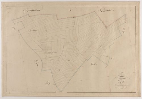 CHATTANCOURT - Section B - du Village - feuille 02