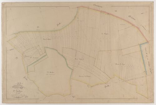 CHAUVENCY-SAINT-HUBERT - Section A - de ST Lambert - feuille 01