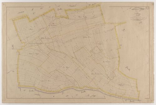 CHAUVENCY-SAINT-HUBERT - Section B - du Village - feuille 02