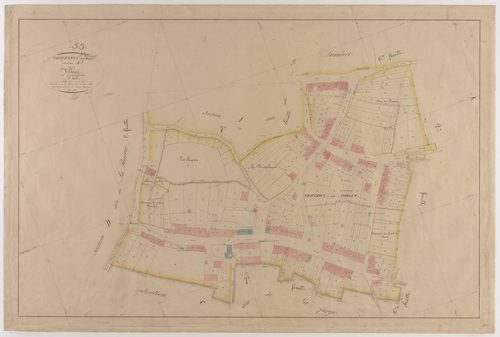 CHAUVENCY-SAINT-HUBERT - Section B - du Village - feuille 01