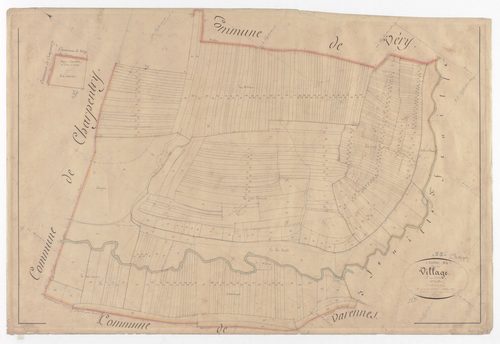 CHEPPY - Section D - du Village - feuille 04
