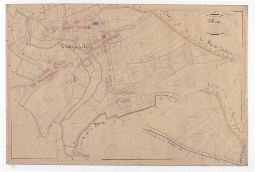CHEPPY - Section D - du Village - feuille 02