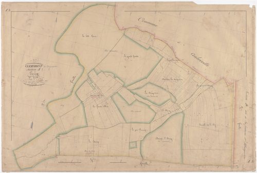 CLERMONT-EN-ARGONNE - Section A - du Jarcq - feuille 03