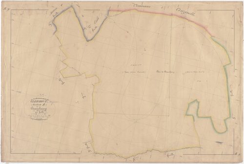 CLERMONT-EN-ARGONNE - Section B - de Beauchamp - feuille 09
