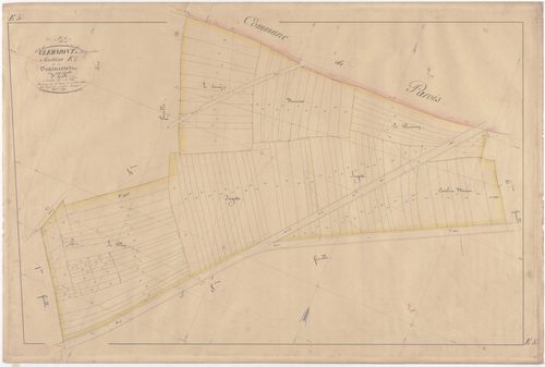 CLERMONT-EN-ARGONNE - Section E - de Vraincourt - feuille 05