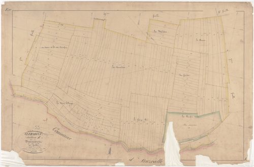 CLERMONT-EN-ARGONNE - Section E - de Vraincourt - feuille 10