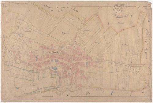 CLERMONT-EN-ARGONNE - Section C - de la Ville - feuille 04