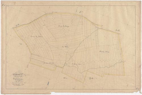 CLERMONT-EN-ARGONNE - Section E - de Vraincourt - feuille 09
