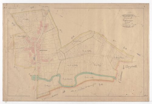 CLERMONT-EN-ARGONNE - Section E - de Vraincourt - feuille 01