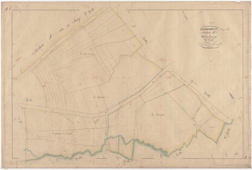CLERMONT-EN-ARGONNE - Section B - de Beauchamp - feuille 03