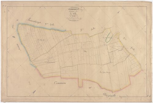 CLERMONT-EN-ARGONNE - Section C - de la Ville - feuille 01