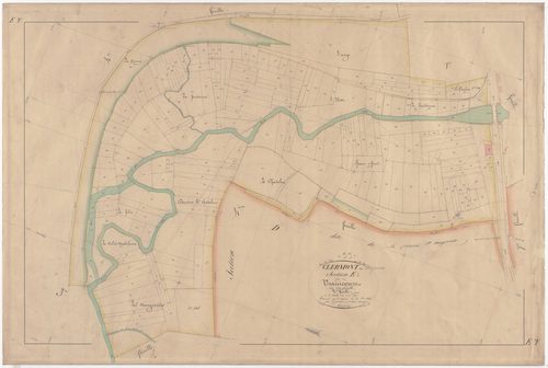 CLERMONT-EN-ARGONNE - Section E - de Vraincourt - feuille 02