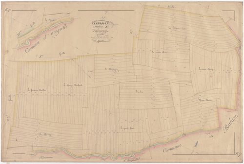 CLERMONT-EN-ARGONNE - Section E - de Vraincourt - feuille 07