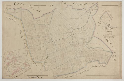 CONTRISSON - Section B de Braux feuille 01
