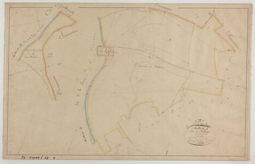 COURCELLES-SUR-AIRE - Section A du Village feuille 08