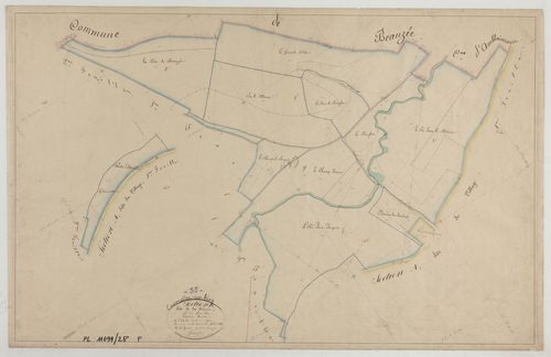 COURCELLES-SUR-AIRE - Section B de la Frénée feuille 10