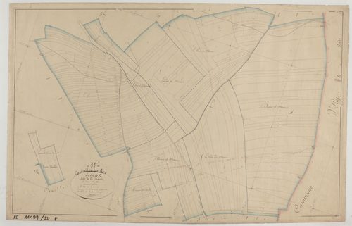 COURCELLES-SUR-AIRE - Section B de la Frénée feuille 04