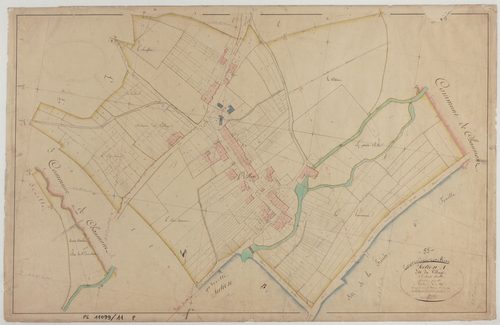 COURCELLES-SUR-AIRE - Section A du Village feuille 01