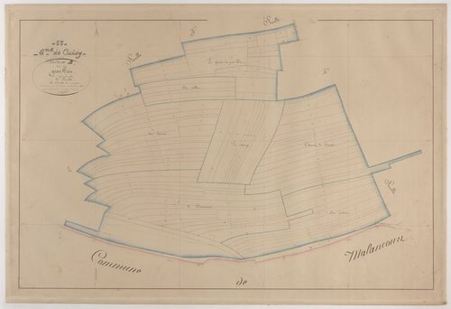 CUISY - Section B - des Gros Prés - feuille 02