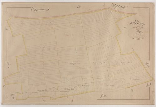 CUISY - Section A - du Village - feuille 04