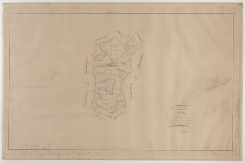CUNEL - Tableau d'assemblage - feuille 01