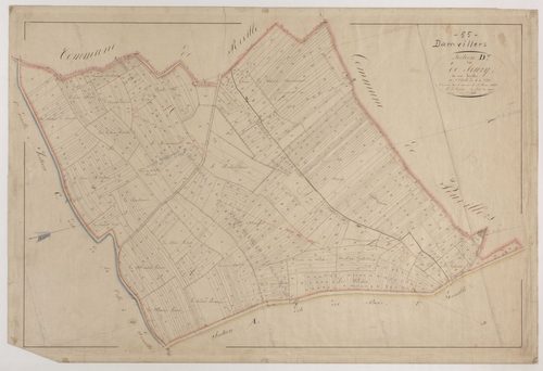 DAMVILLERS - Section D - de Seury - feuille U