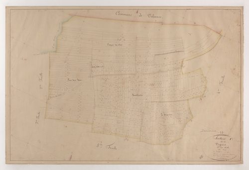 DANNEVOUX - Section A - des Vignes - feuille 03