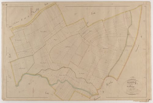 DOMBRAS - Section B - du Village - feuille 02