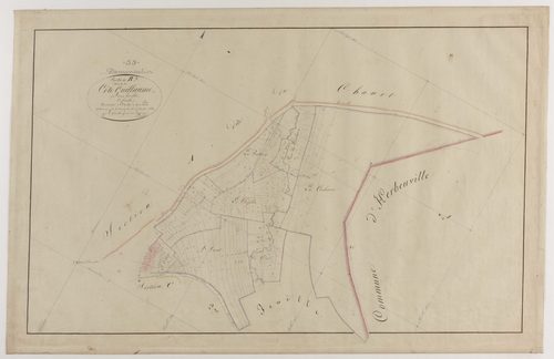 DOMMARTIN-LA-MONTAGNE - Section B - la Côte Guillaume - feuille 01