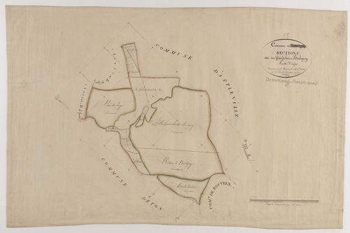 DOMMARY-BARONCOURT - Section C - grands bois de Bouligny - feuille U