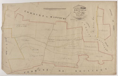 DOMMARY-BARONCOURT - Section A - de Bouvigny - feuille 01