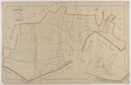 DOMREMY-LA-CANNE - Section A - du Village - feuille U