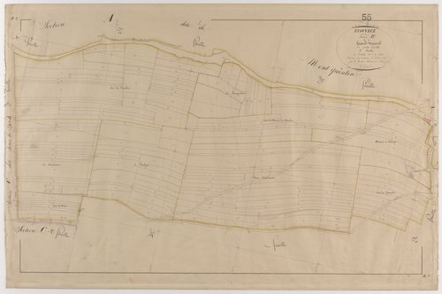 ECOUVIEZ - Section B - de Grand Verneuil - feuille 03