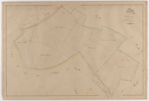 EPINONVILLE - Section B - d'Ivoiry - feuille 01