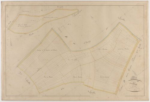 EPINONVILLE - Section A - du Village - feuille 08