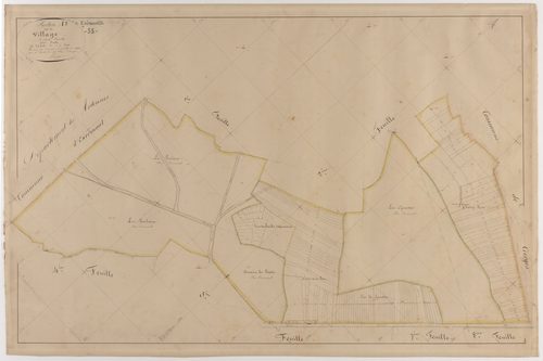 EPINONVILLE - Section A - du Village - feuille 03