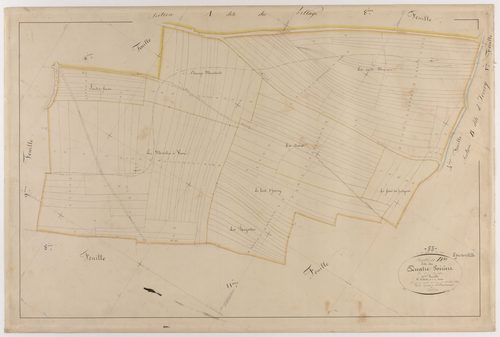 EPINONVILLE - Section D - Quatres Poiriers - feuille 10